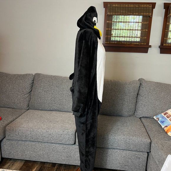 PENQUIN onesie jumpsuit costume Size Small-Medium EUC - Picture 3 of 7